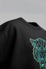 Kolkat Premium Quality Black Printed T-Shirt Men | Luxury Cotton Oversized Tee India Online - Image 3