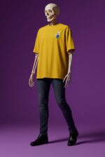 Kolkat.in Premium Yellow Oversized T-Shirt | Luxury Cotton Vibrant Tee Men India Online - Image 6