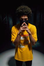 The Dragon Slayer puff print oversized tshirt in premium terry cotton – heavy GSM streetwear tee