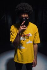 The Dragon Slayer limited edition terry cotton tshirt with high quality puff print design