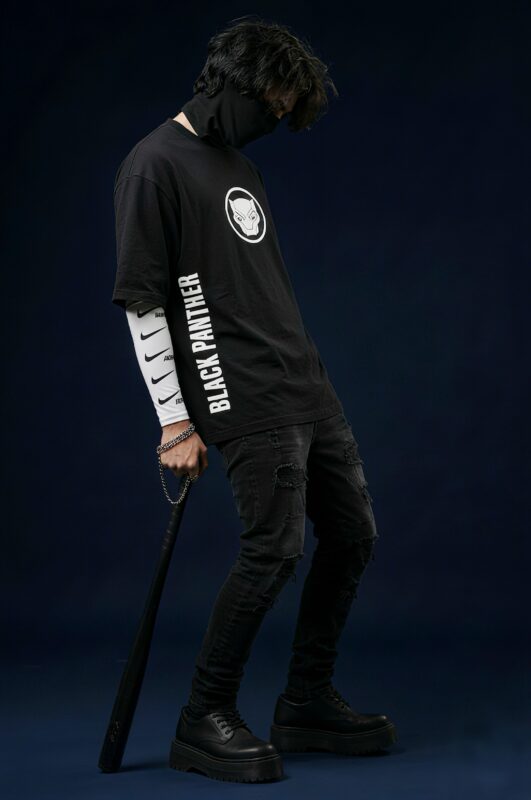 Kolkat Fade White Printed T-Shirt Men