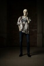 Astra Myth Puff Print Tee close-up detail – kolkat.in high quality puff print streetwear drop