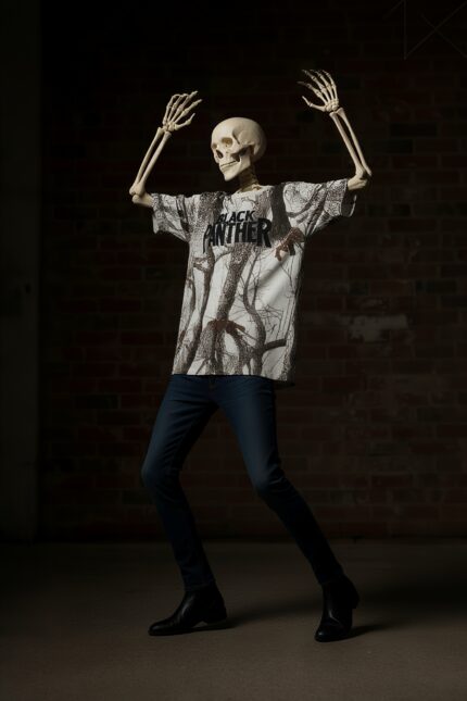 Astra Myth Puff Print Tee oversized t-shirt by kolkat.in – premium Bengali streetwear collection