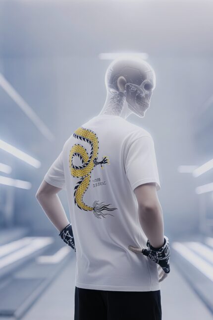 kolkat.in Drakon X Dragon Puff Edition puff print t-shirt – trendy dragon design tee online India